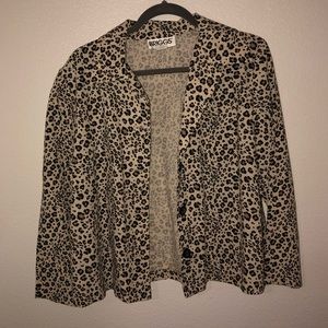 Leopard print jacket